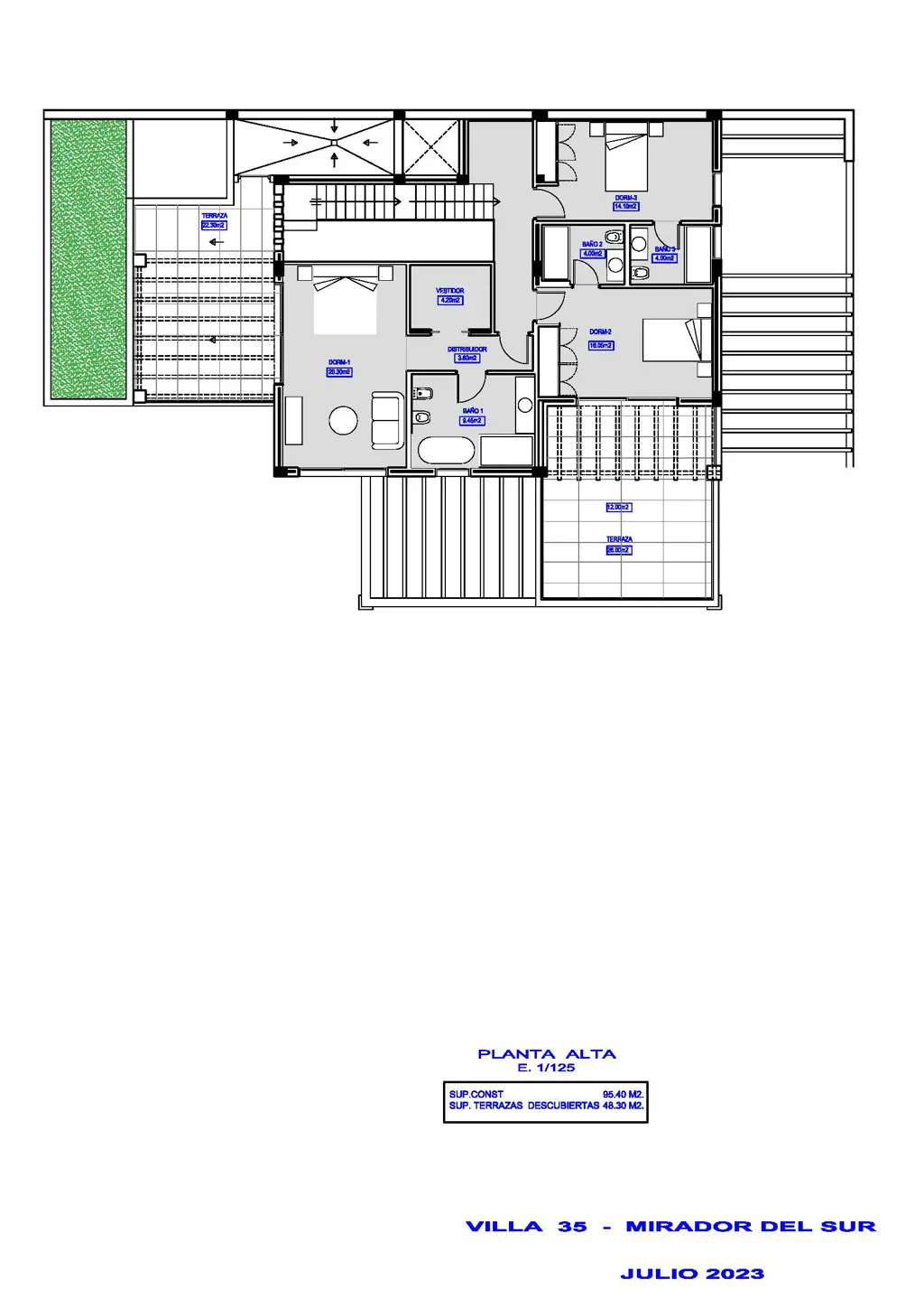 Image of 3 bed villa for sale in San Eugenio Alto, Mirador del Sur