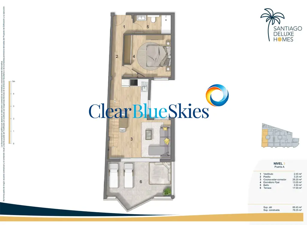 Image of 2 bed duplex for sale in Puerto de Santiago, Santiago DeLuxe Homes